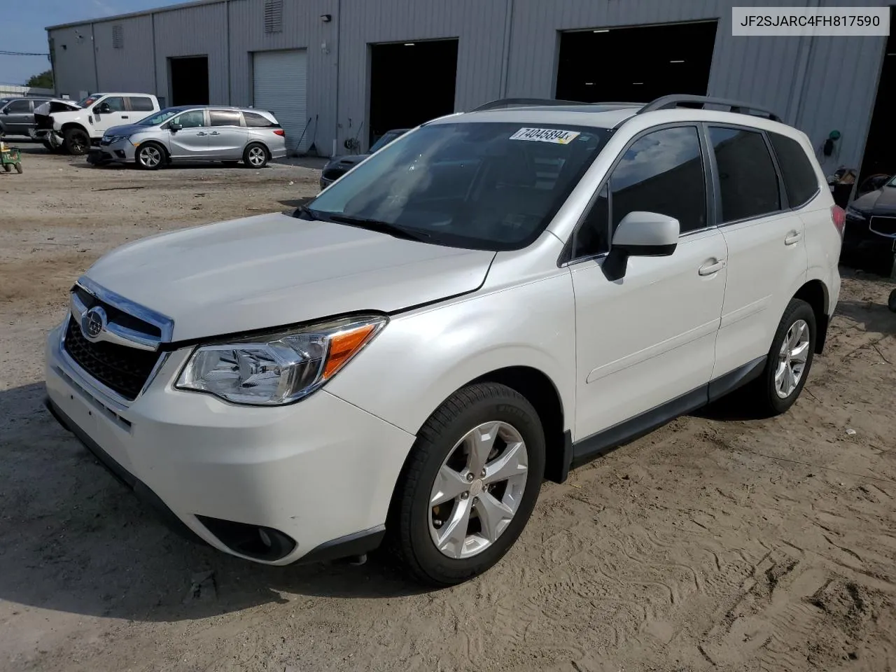 2015 Subaru Forester 2.5I Limited VIN: JF2SJARC4FH817590 Lot: 74045894