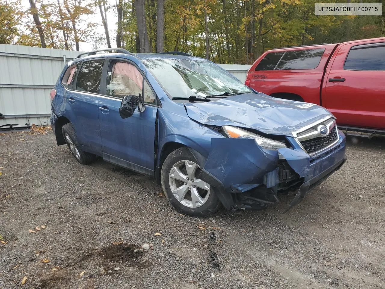 2015 Subaru Forester 2.5I Premium VIN: JF2SJAFC0FH400715 Lot: 74098394