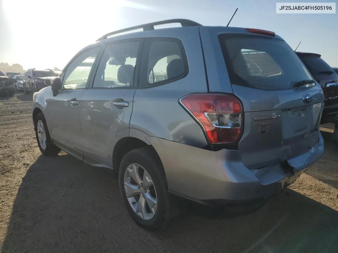 2015 Subaru Forester 2.5I VIN: JF2SJABC4FH505196 Lot: 74463614