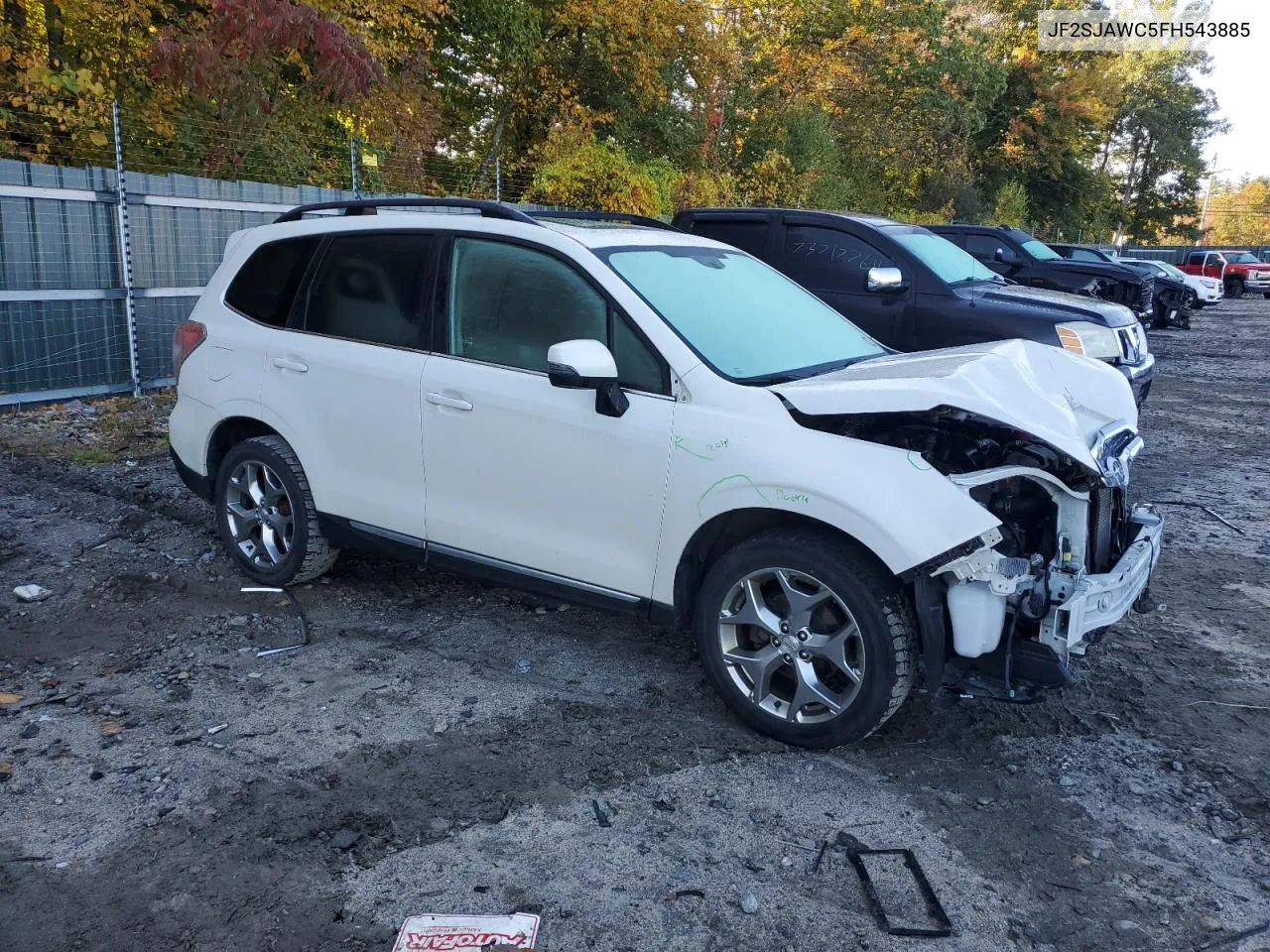 JF2SJAWC5FH543885 2015 Subaru Forester 2.5I Touring