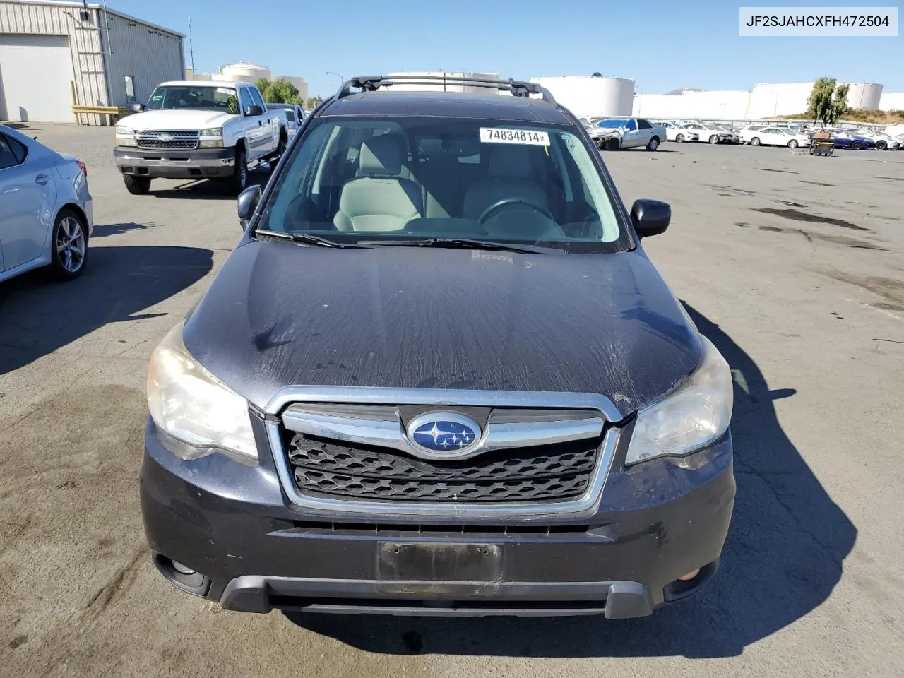 2015 Subaru Forester 2.5I Limited VIN: JF2SJAHCXFH472504 Lot: 74834814