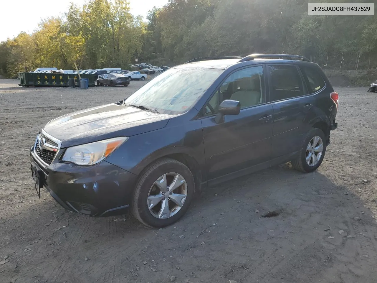 2015 Subaru Forester 2.5I Premium VIN: JF2SJADC8FH437529 Lot: 74913434