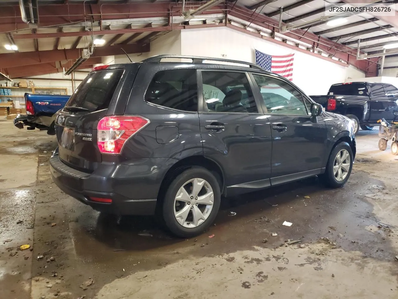 2015 Subaru Forester 2.5I Premium VIN: JF2SJADC5FH826726 Lot: 75100284