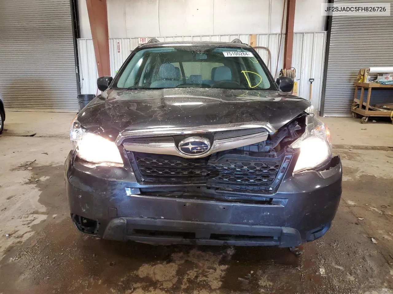 2015 Subaru Forester 2.5I Premium VIN: JF2SJADC5FH826726 Lot: 75100284