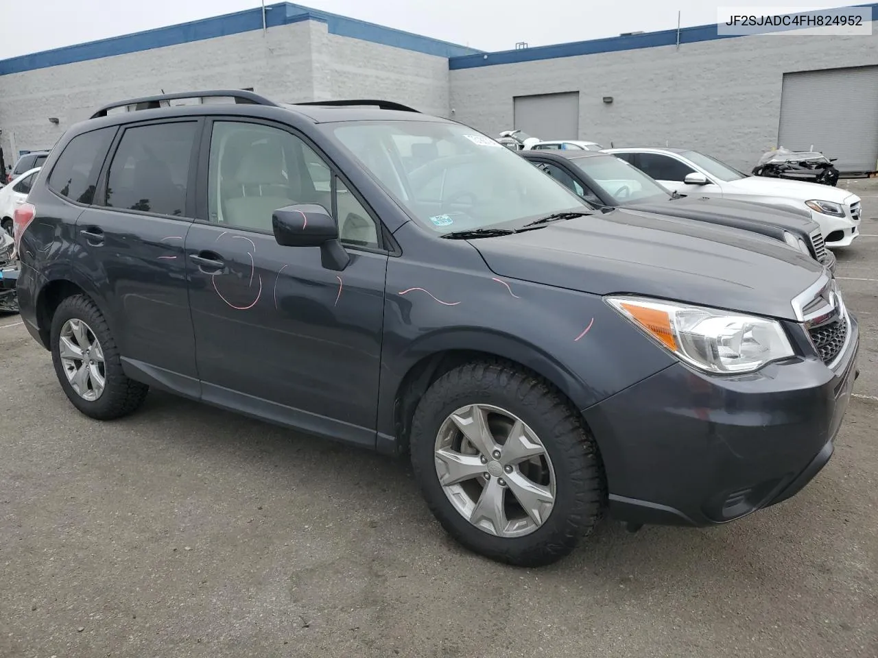 2015 Subaru Forester 2.5I Premium VIN: JF2SJADC4FH824952 Lot: 75165794