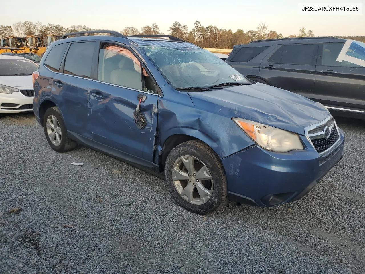 2015 Subaru Forester 2.5I Limited VIN: JF2SJARCXFH415086 Lot: 75202724