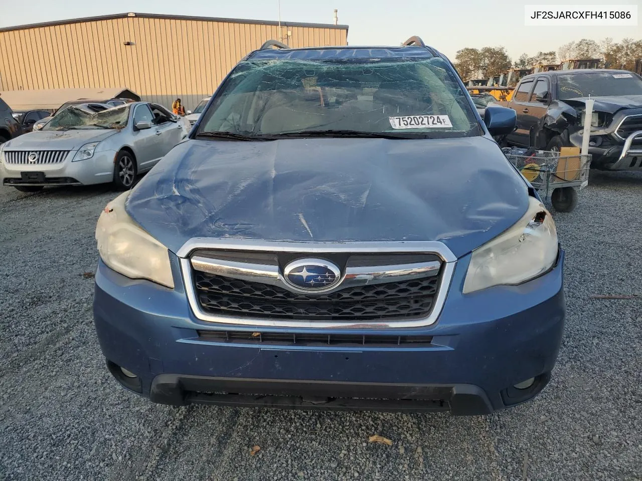 2015 Subaru Forester 2.5I Limited VIN: JF2SJARCXFH415086 Lot: 75202724