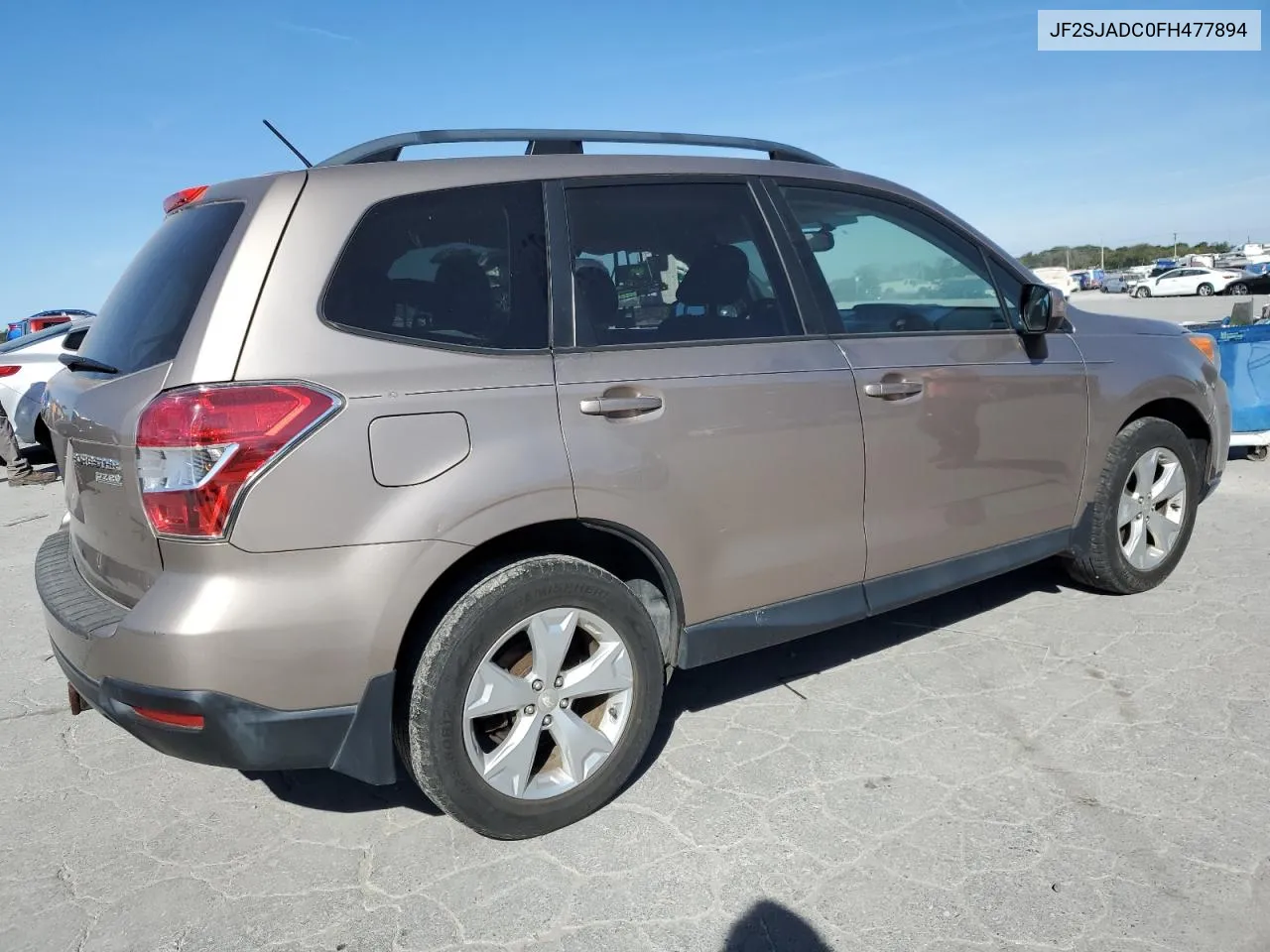 2015 Subaru Forester 2.5I Premium VIN: JF2SJADC0FH477894 Lot: 75408834