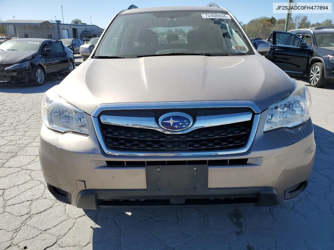 2015 Subaru Forester 2.5I Premium VIN: JF2SJADC0FH477894 Lot: 75408834