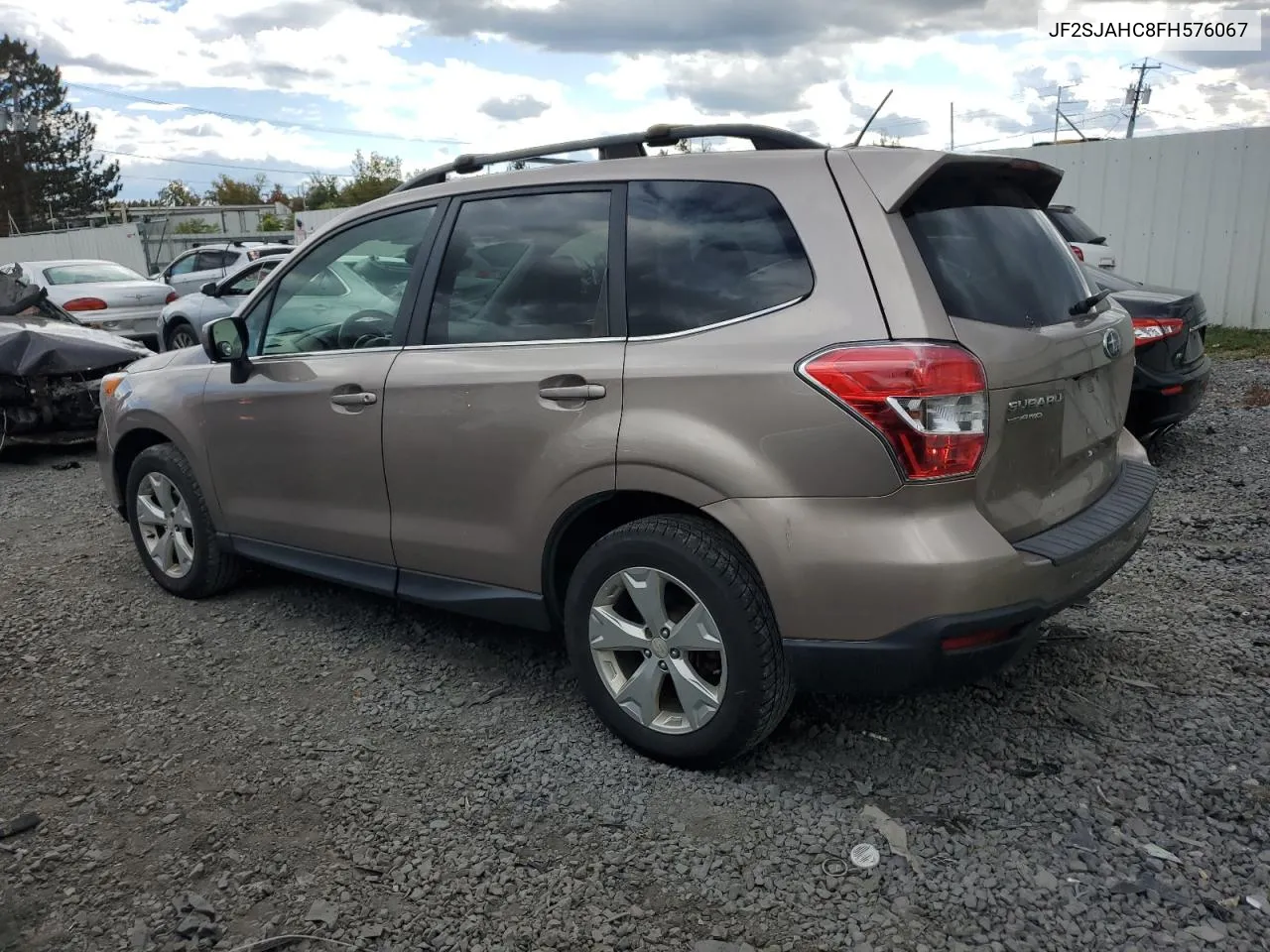 2015 Subaru Forester 2.5I Limited VIN: JF2SJAHC8FH576067 Lot: 75416834