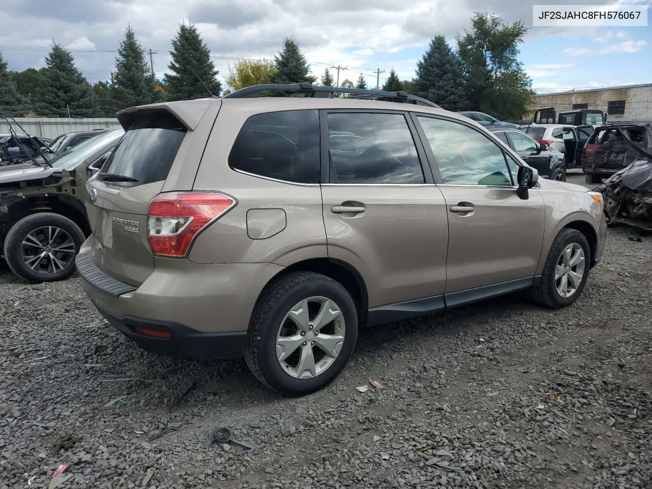 2015 Subaru Forester 2.5I Limited VIN: JF2SJAHC8FH576067 Lot: 75416834