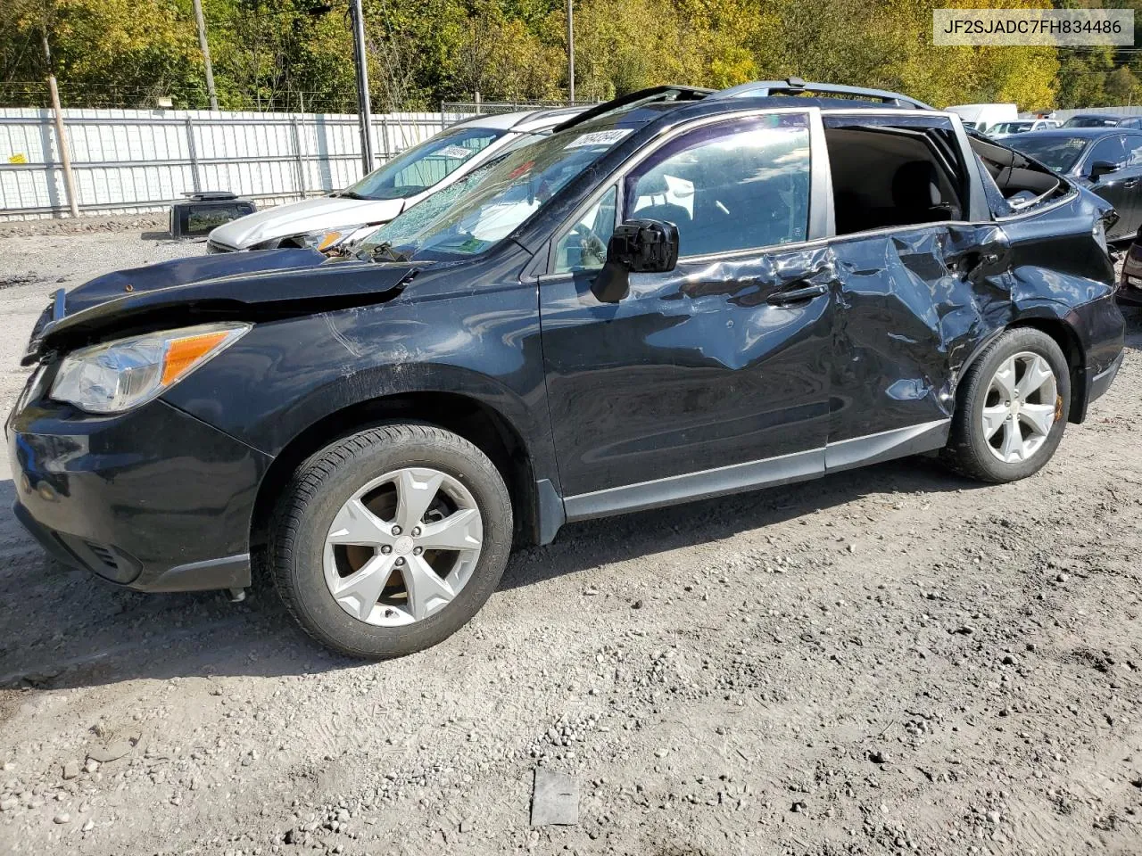 2015 Subaru Forester 2.5I Premium VIN: JF2SJADC7FH834486 Lot: 75643544