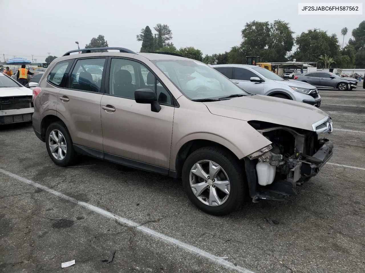 2015 Subaru Forester 2.5I VIN: JF2SJABC6FH587562 Lot: 75679904