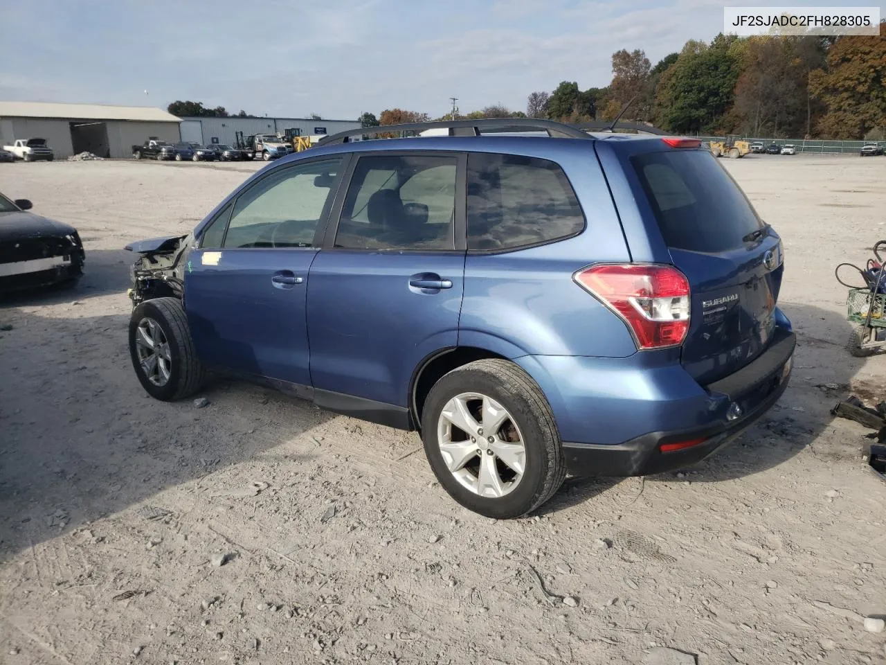 2015 Subaru Forester 2.5I Premium VIN: JF2SJADC2FH828305 Lot: 75950124