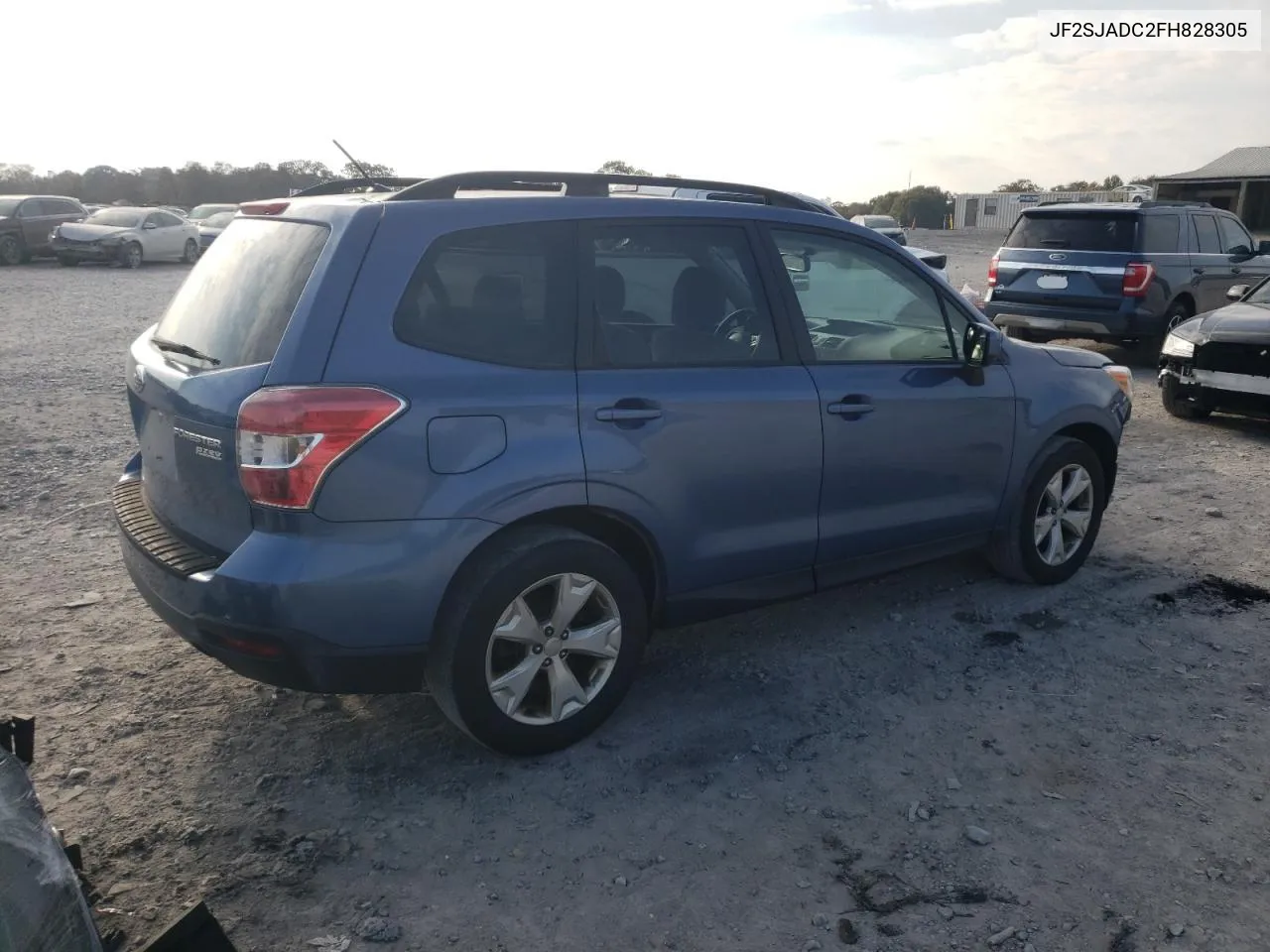 2015 Subaru Forester 2.5I Premium VIN: JF2SJADC2FH828305 Lot: 75950124