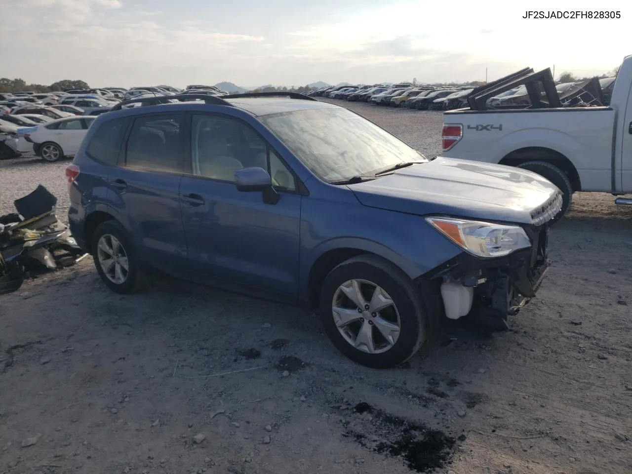 2015 Subaru Forester 2.5I Premium VIN: JF2SJADC2FH828305 Lot: 75950124