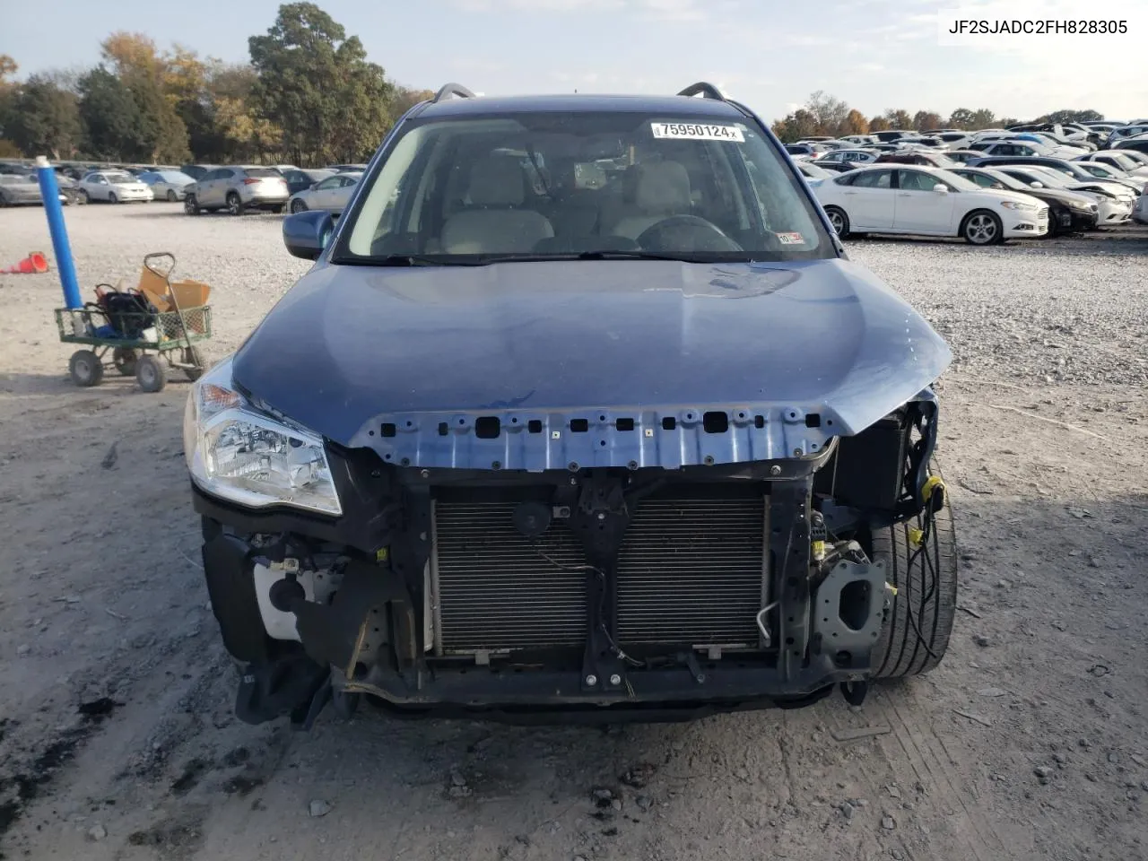 2015 Subaru Forester 2.5I Premium VIN: JF2SJADC2FH828305 Lot: 75950124