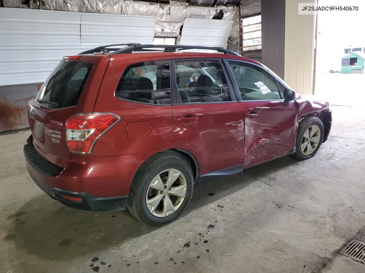 2015 Subaru Forester 2.5I Premium VIN: JF2SJADC9FH540670 Lot: 75998544