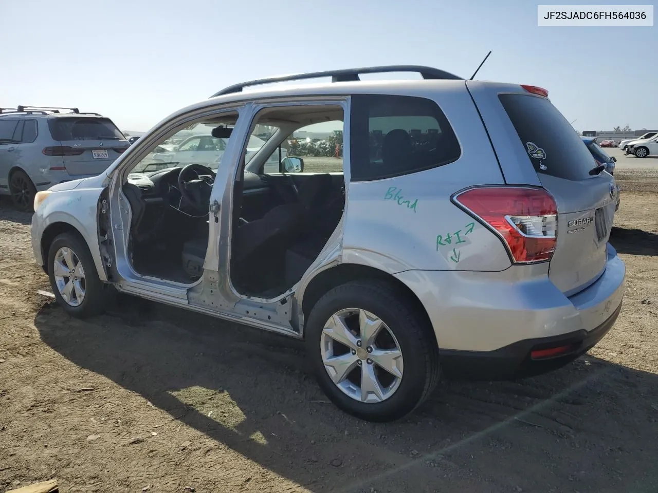 2015 Subaru Forester 2.5I Premium VIN: JF2SJADC6FH564036 Lot: 76048124