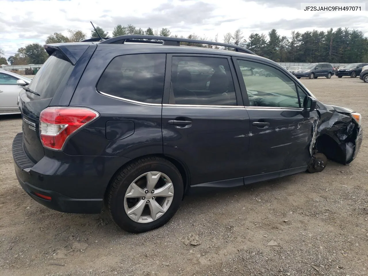 2015 Subaru Forester 2.5I Limited VIN: JF2SJAHC9FH497071 Lot: 76250204