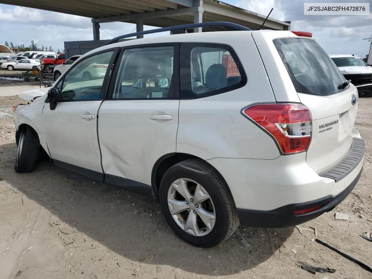 2015 Subaru Forester 2.5I VIN: JF2SJABC2FH472876 Lot: 76502654