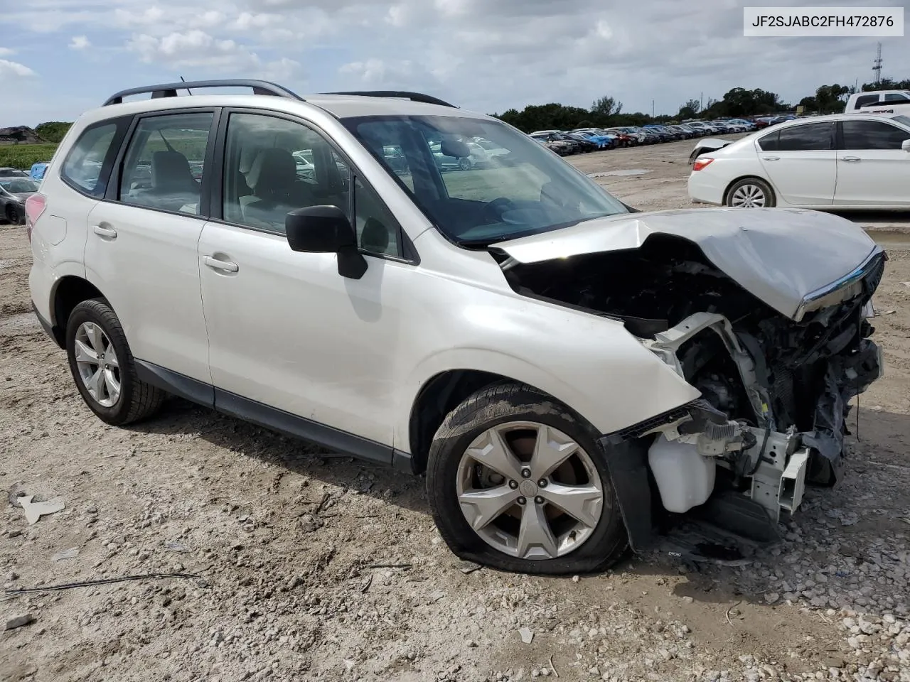 2015 Subaru Forester 2.5I VIN: JF2SJABC2FH472876 Lot: 76502654