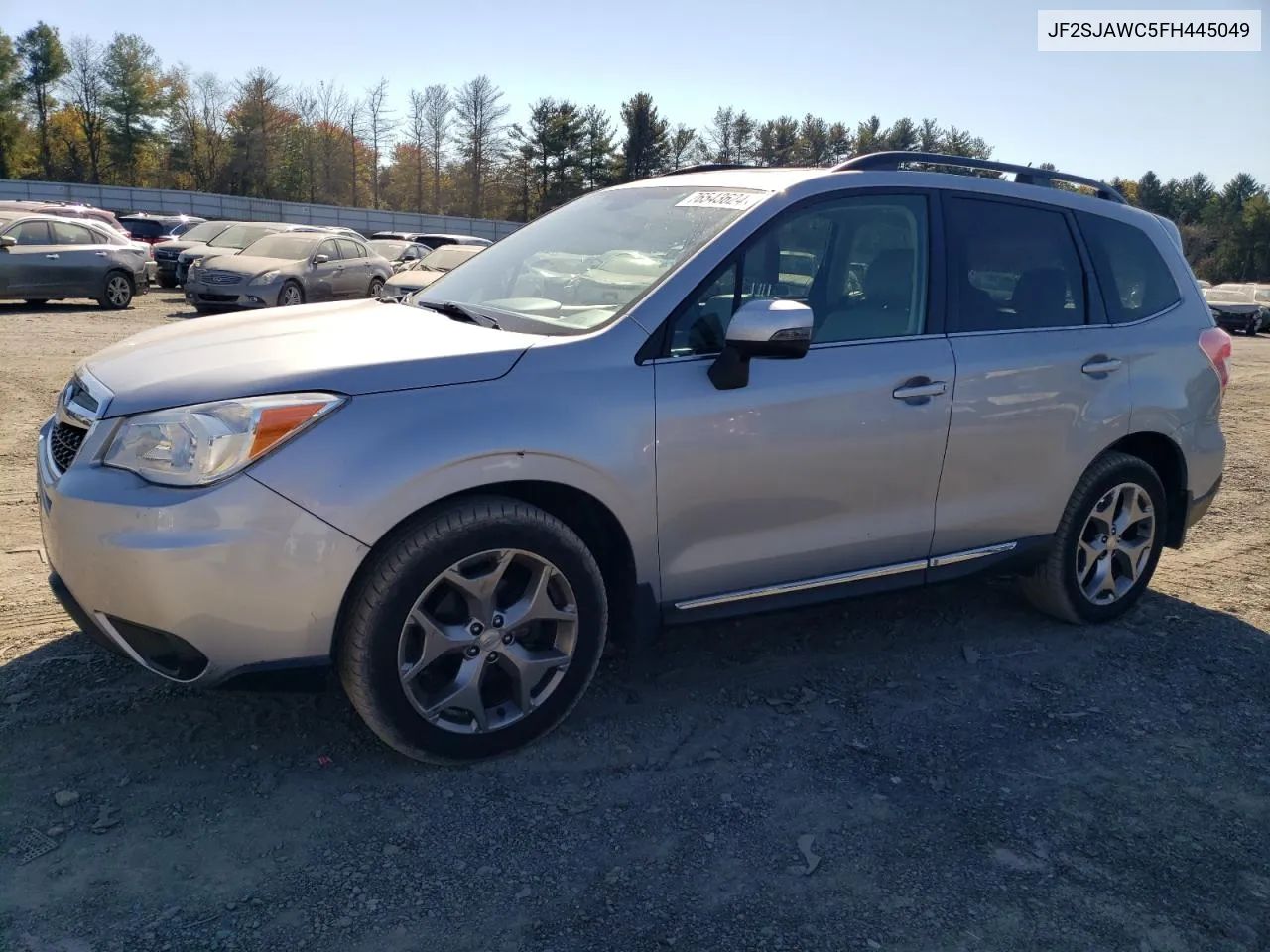 2015 Subaru Forester 2.5I Touring VIN: JF2SJAWC5FH445049 Lot: 76543624