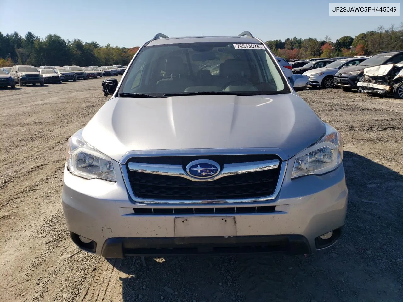 2015 Subaru Forester 2.5I Touring VIN: JF2SJAWC5FH445049 Lot: 76543624