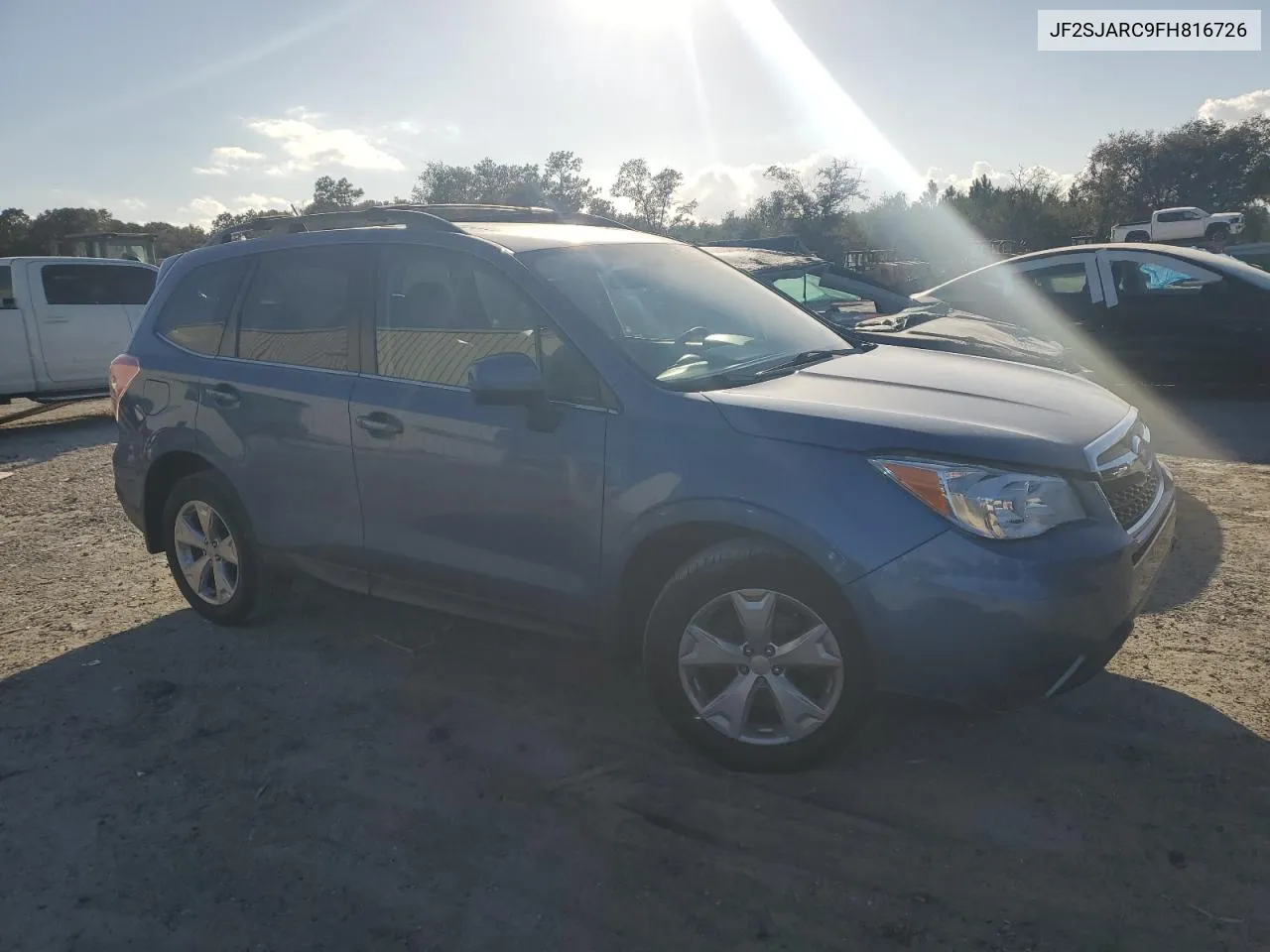 2015 Subaru Forester 2.5I Limited VIN: JF2SJARC9FH816726 Lot: 76795044