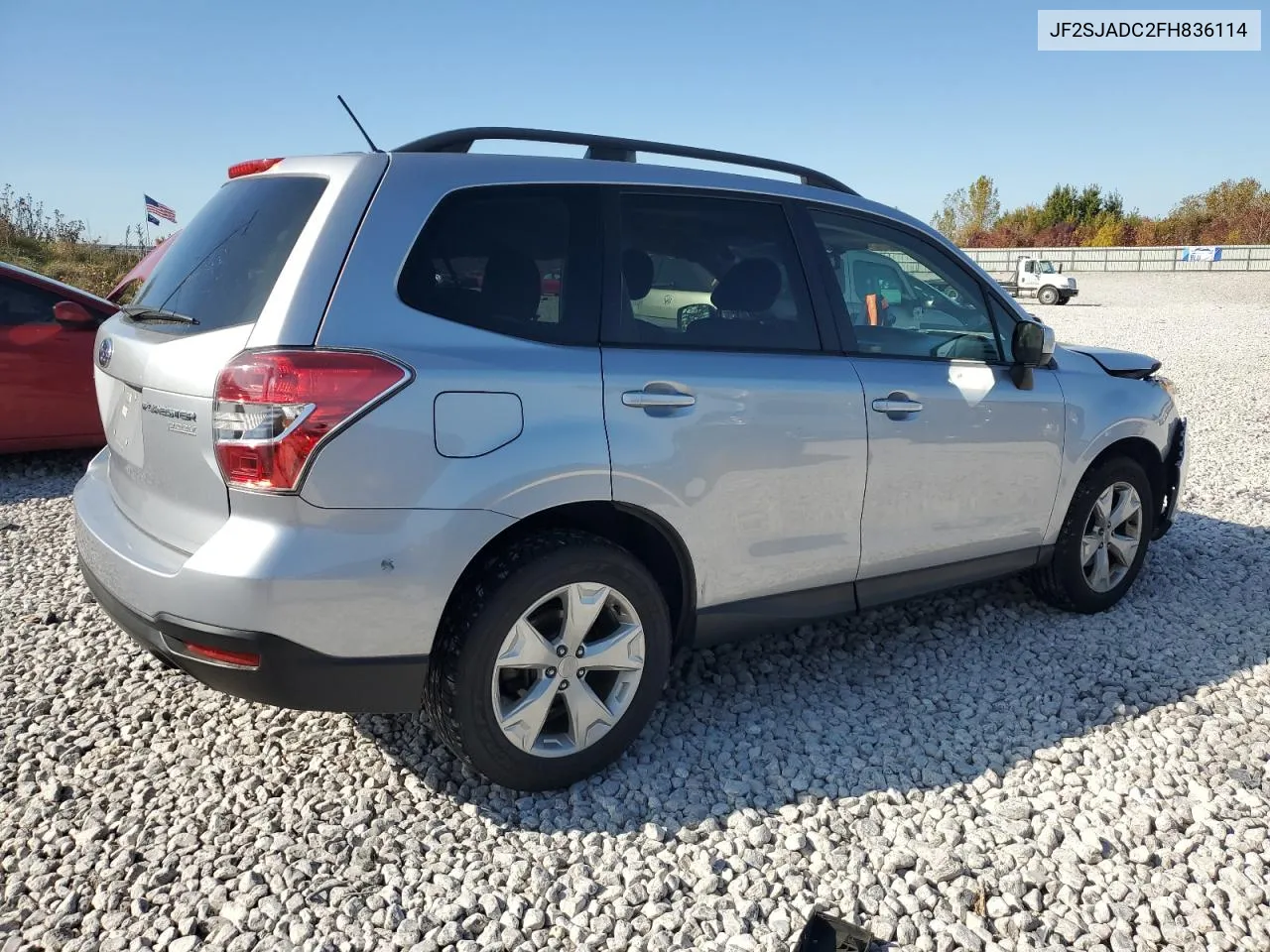 2015 Subaru Forester 2.5I Premium VIN: JF2SJADC2FH836114 Lot: 76806944