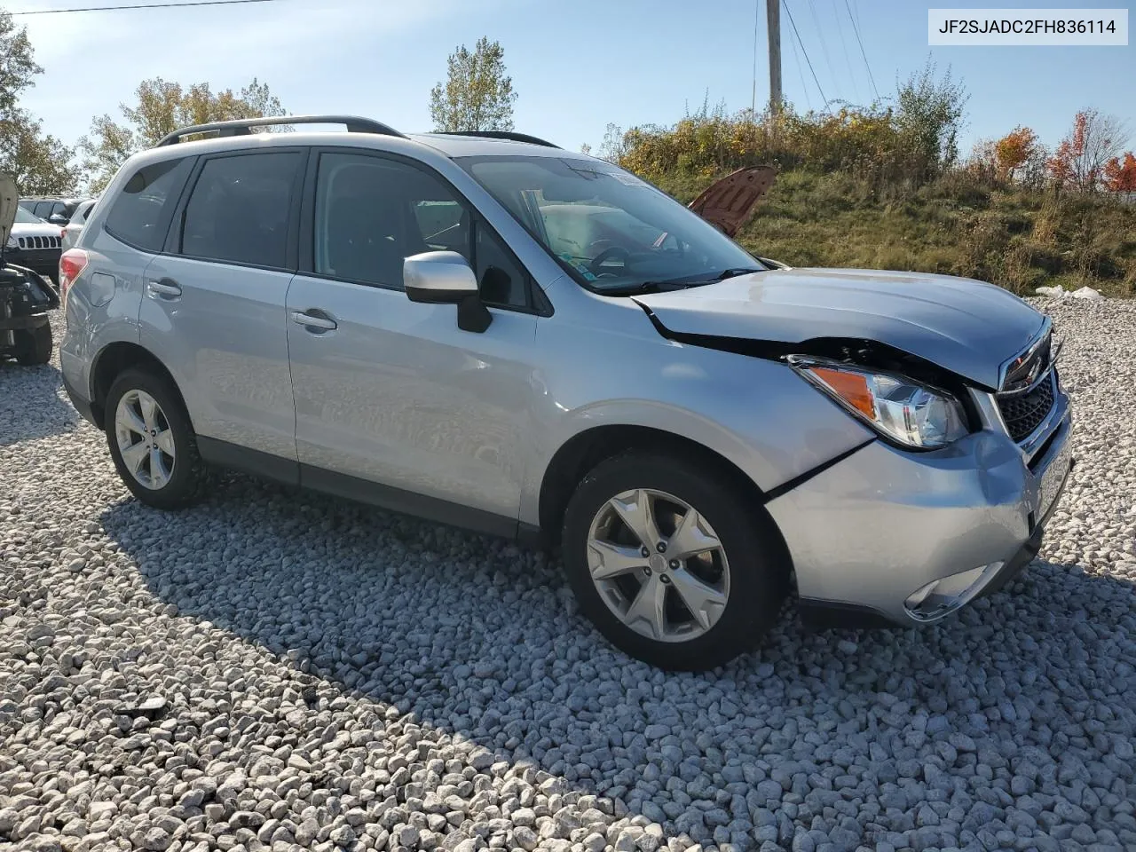 2015 Subaru Forester 2.5I Premium VIN: JF2SJADC2FH836114 Lot: 76806944