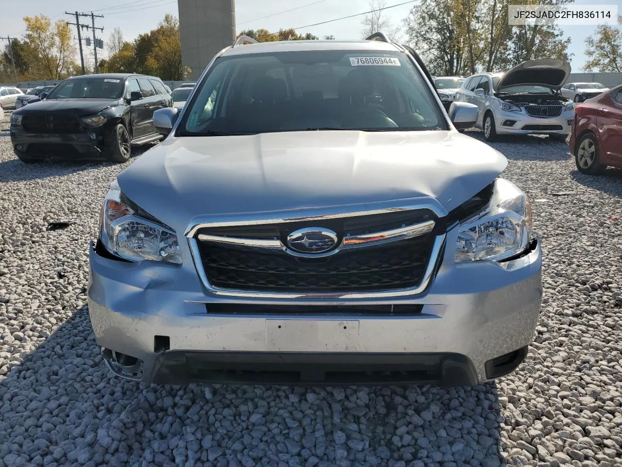 2015 Subaru Forester 2.5I Premium VIN: JF2SJADC2FH836114 Lot: 76806944