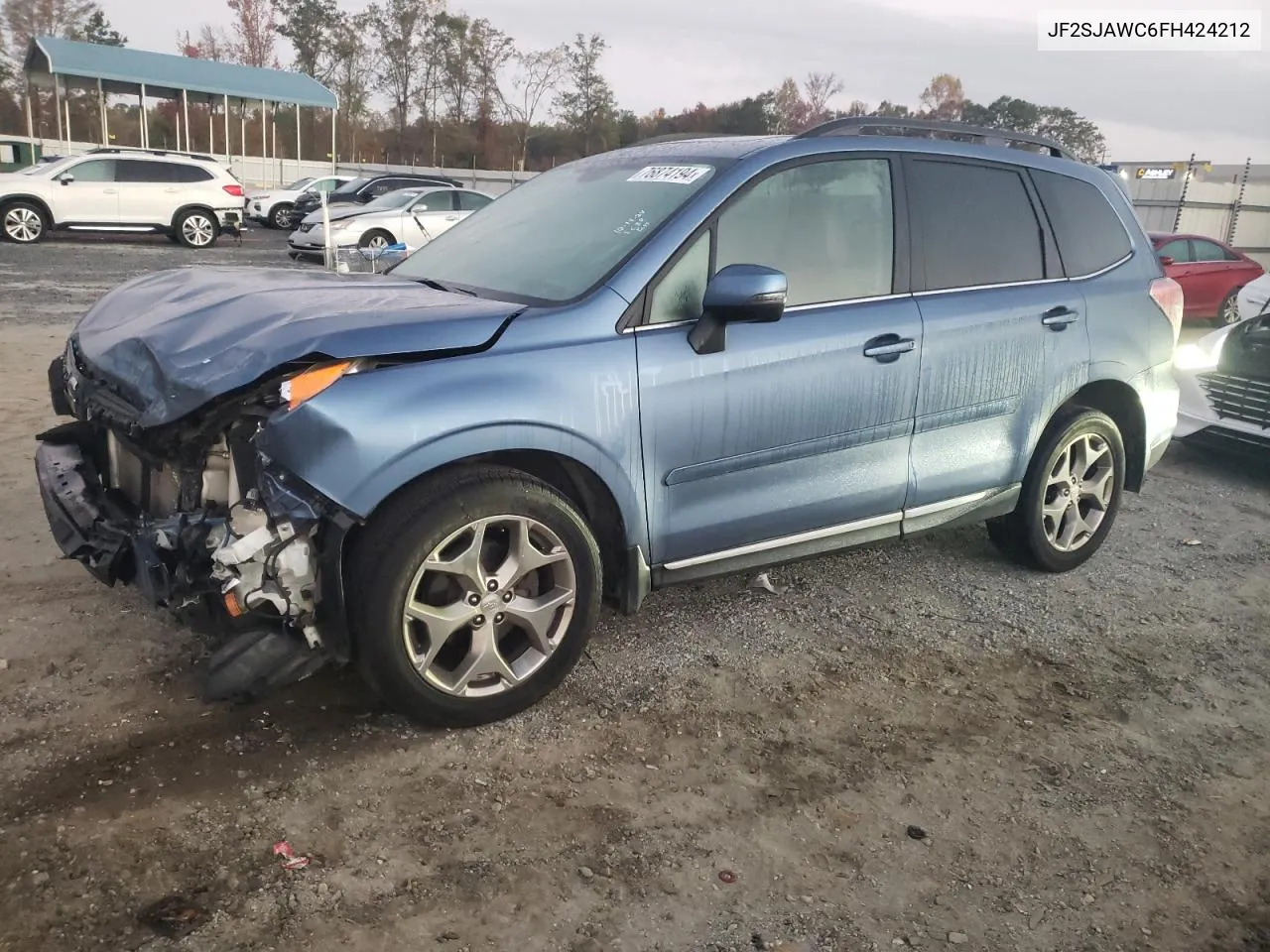 2015 Subaru Forester 2.5I Touring VIN: JF2SJAWC6FH424212 Lot: 76874194