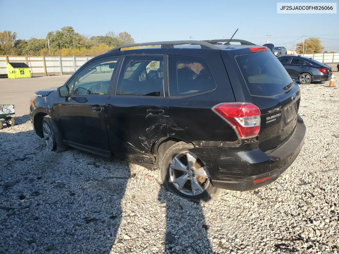 2015 Subaru Forester 2.5I Premium VIN: JF2SJADC0FH826066 Lot: 76905824