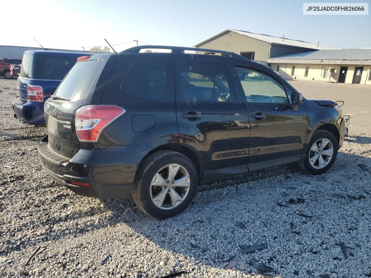 2015 Subaru Forester 2.5I Premium VIN: JF2SJADC0FH826066 Lot: 76905824