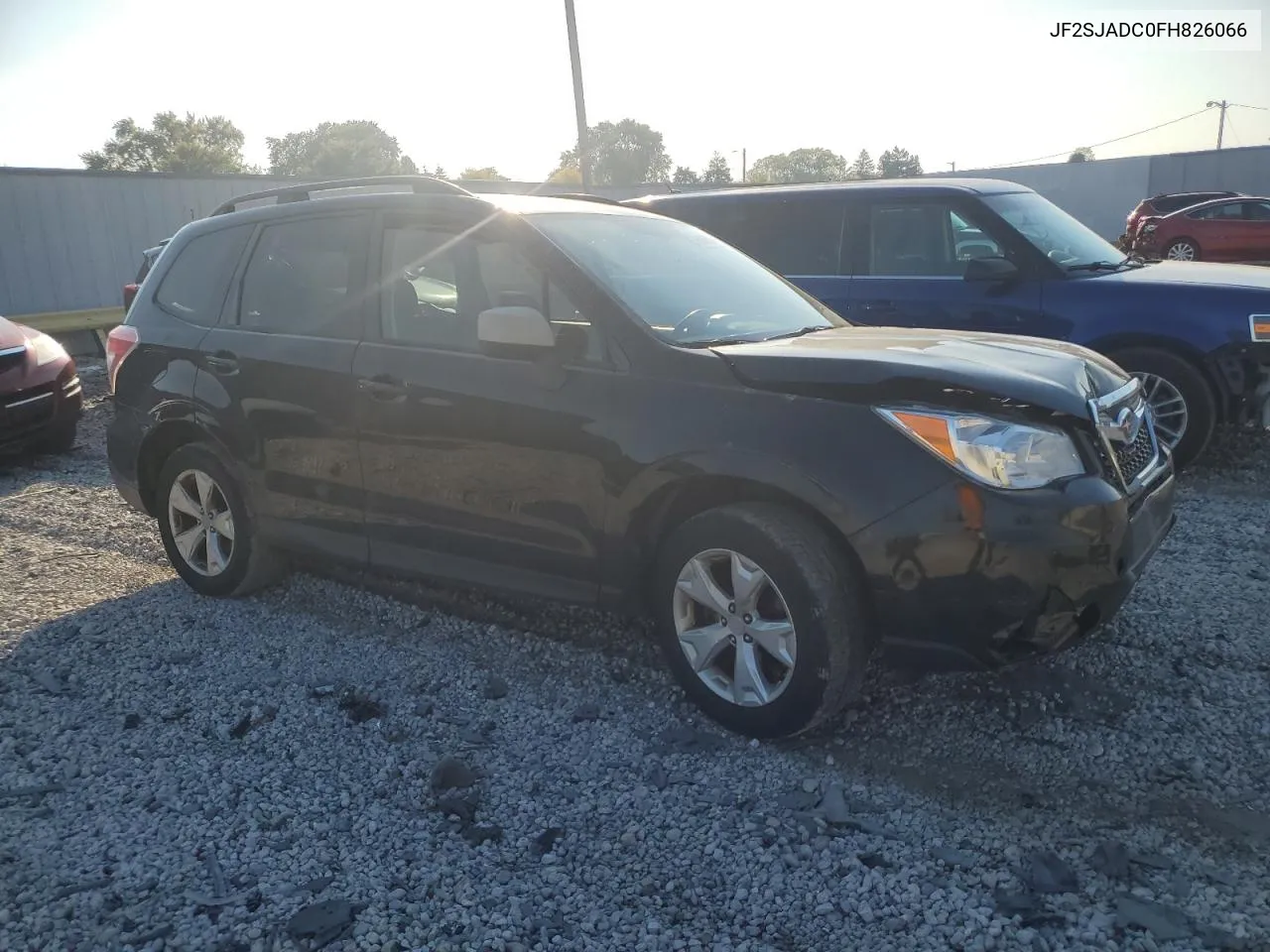 2015 Subaru Forester 2.5I Premium VIN: JF2SJADC0FH826066 Lot: 76905824