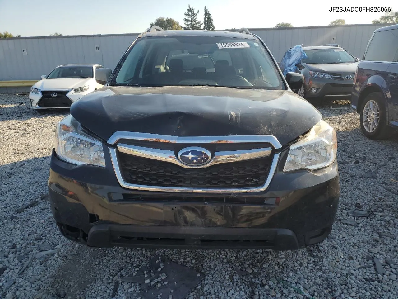 2015 Subaru Forester 2.5I Premium VIN: JF2SJADC0FH826066 Lot: 76905824