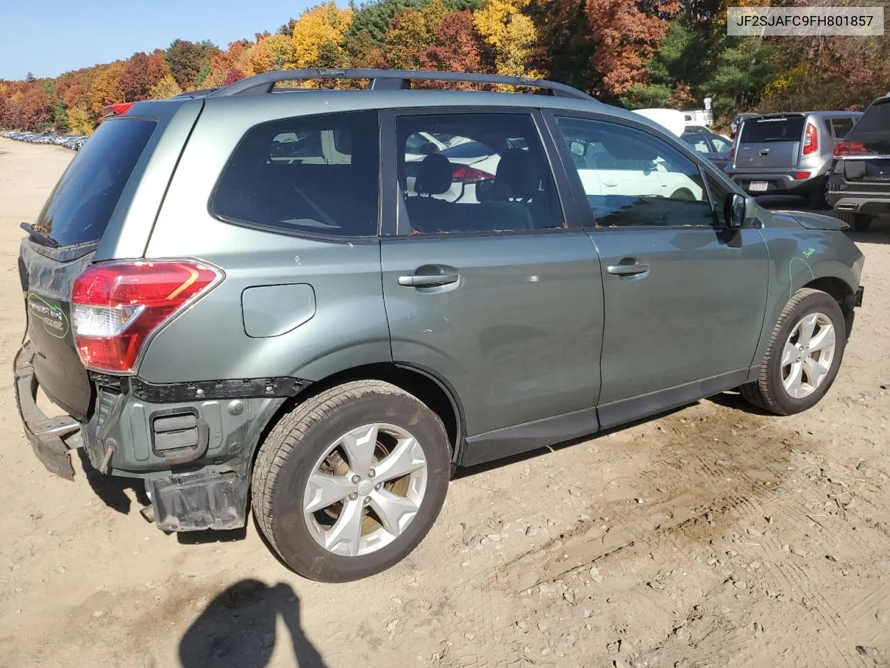 2015 Subaru Forester 2.5I Premium VIN: JF2SJAFC9FH801857 Lot: 76915854