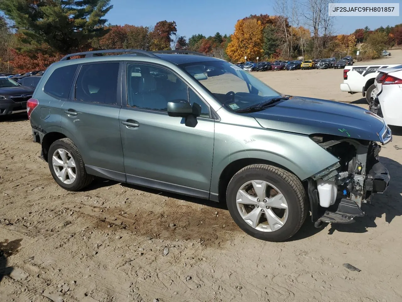 2015 Subaru Forester 2.5I Premium VIN: JF2SJAFC9FH801857 Lot: 76915854