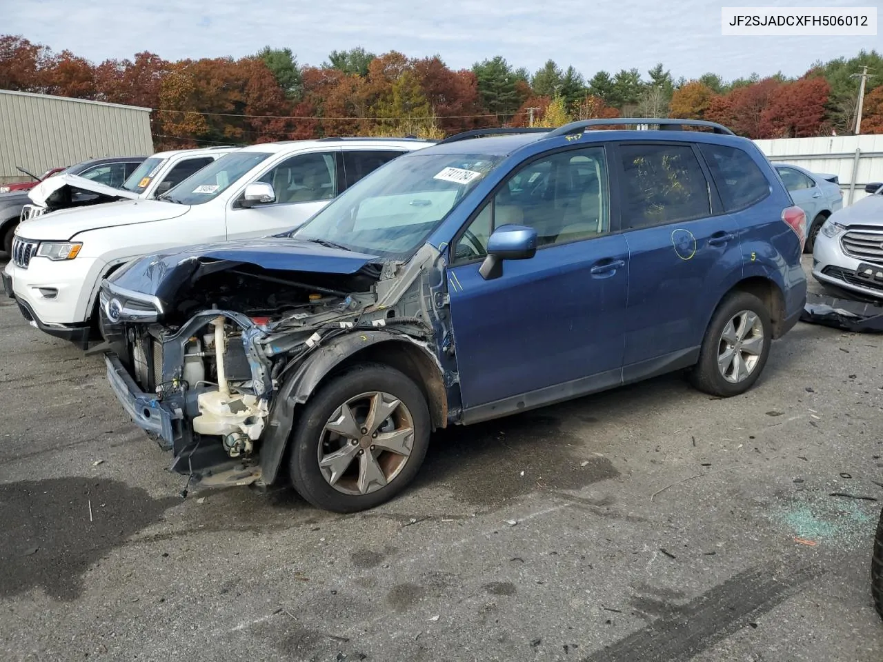 2015 Subaru Forester 2.5I Premium VIN: JF2SJADCXFH506012 Lot: 77411784