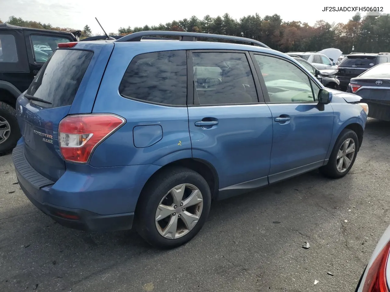 2015 Subaru Forester 2.5I Premium VIN: JF2SJADCXFH506012 Lot: 77411784