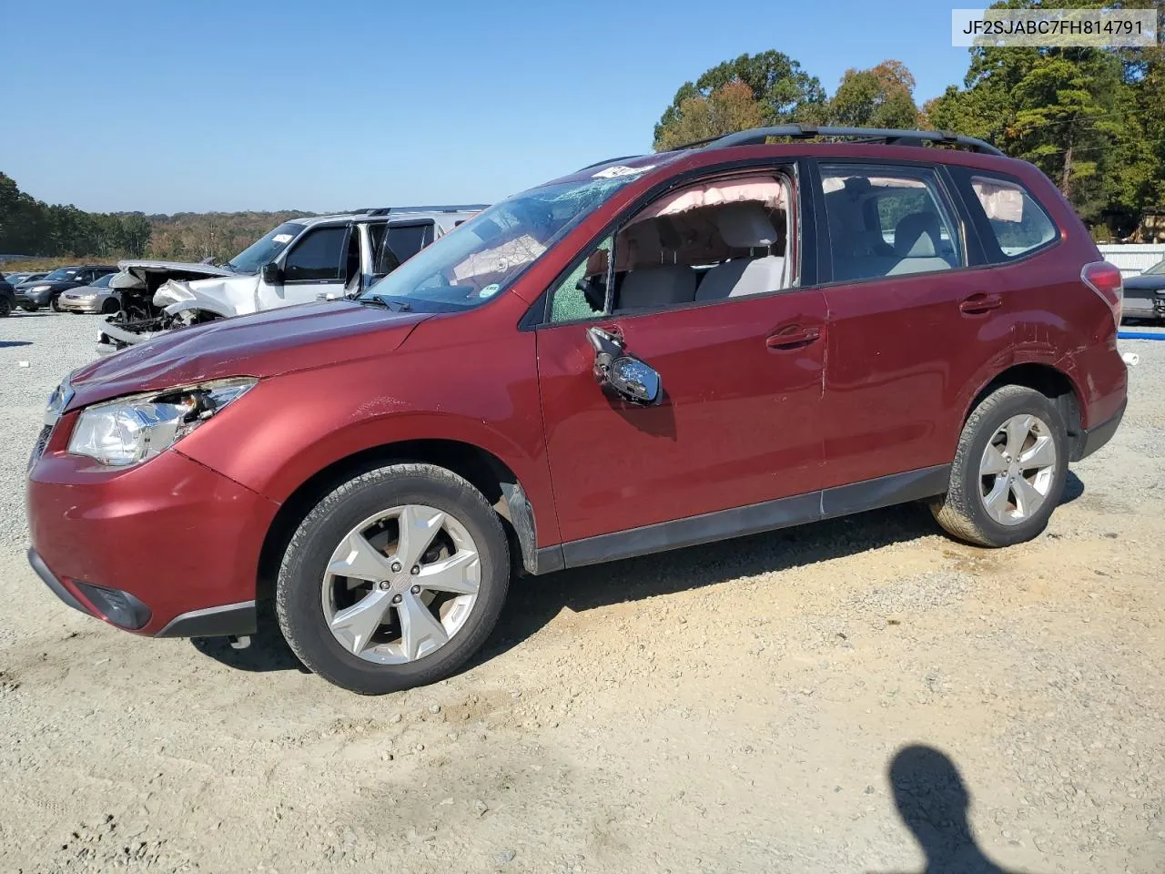 2015 Subaru Forester 2.5I VIN: JF2SJABC7FH814791 Lot: 77424774