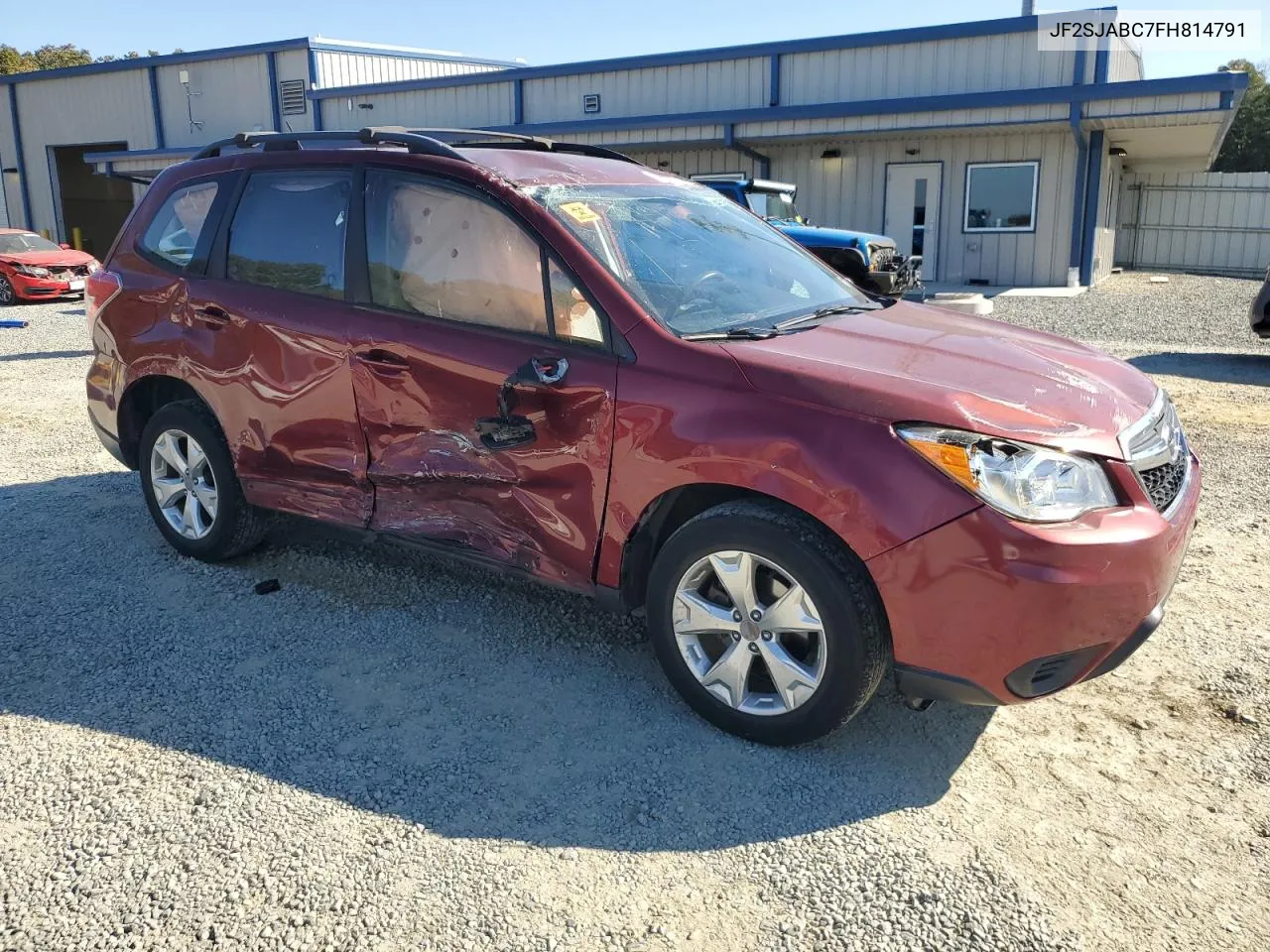 2015 Subaru Forester 2.5I VIN: JF2SJABC7FH814791 Lot: 77424774