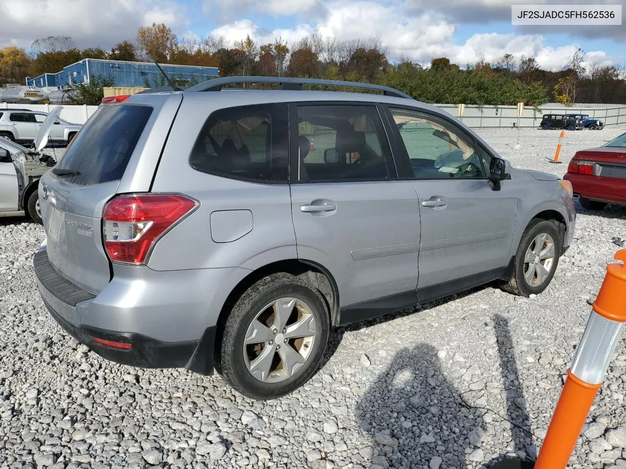 2015 Subaru Forester 2.5I Premium VIN: JF2SJADC5FH562536 Lot: 77455944