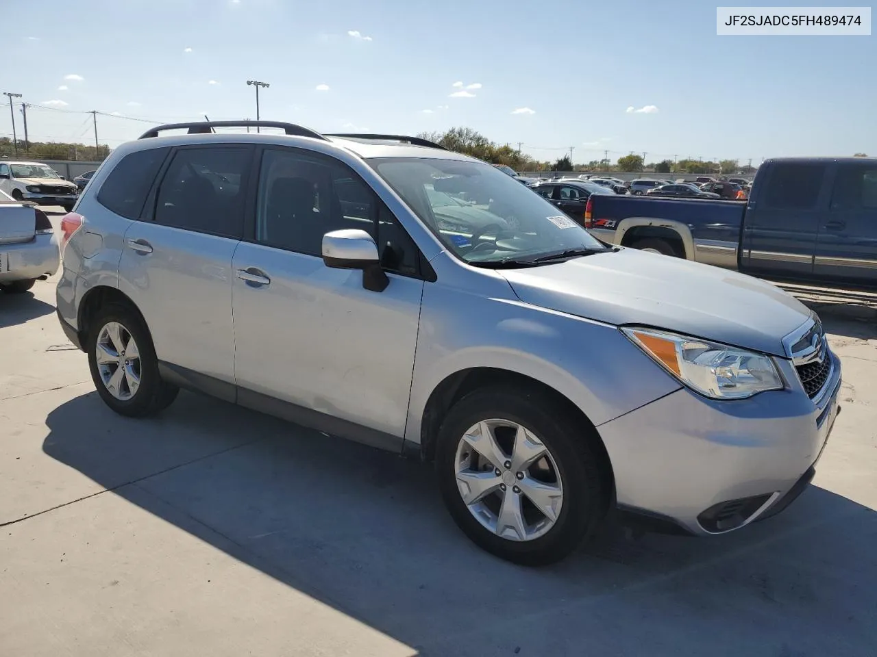 2015 Subaru Forester 2.5I Premium VIN: JF2SJADC5FH489474 Lot: 77485714