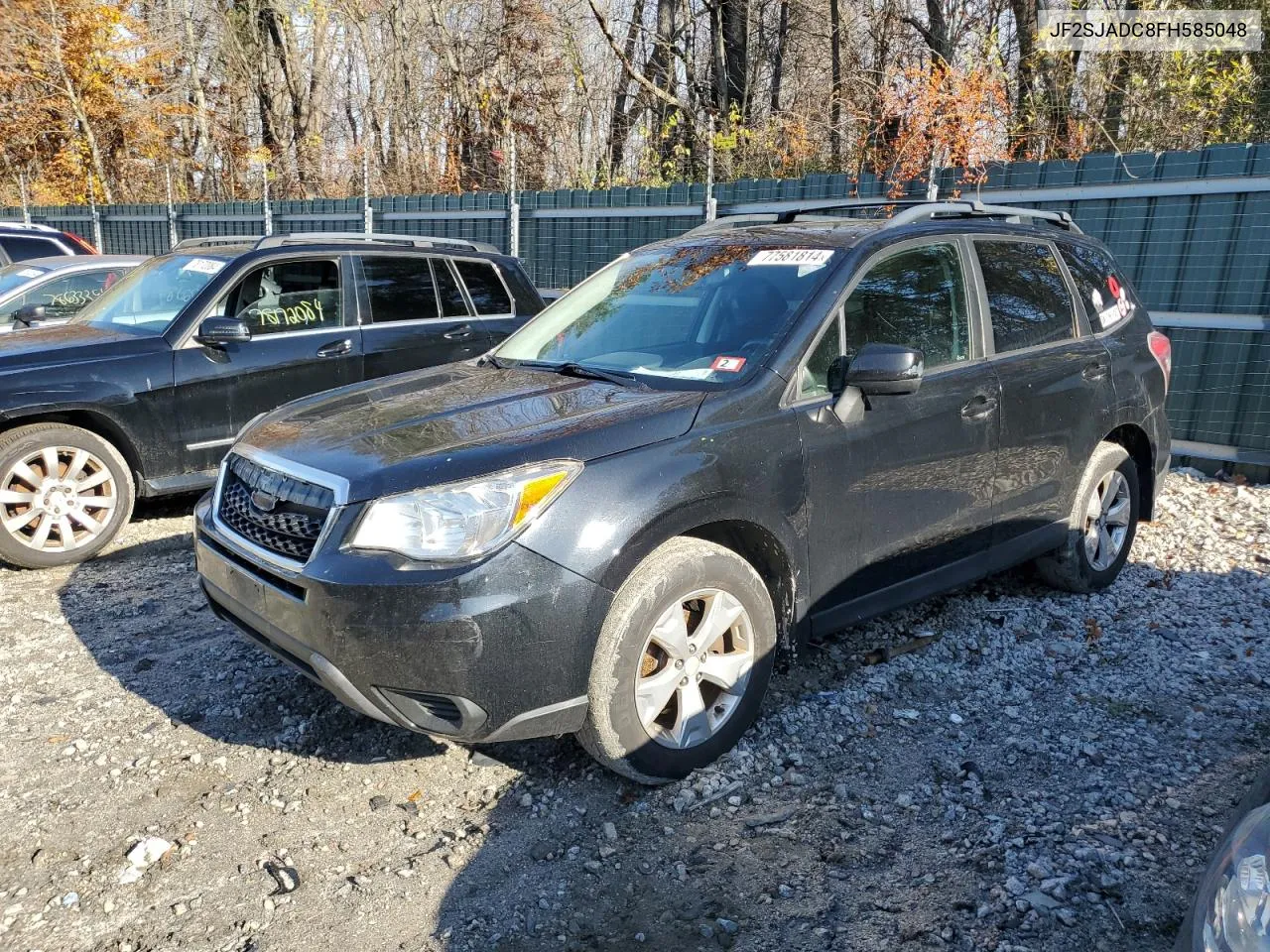 2015 Subaru Forester 2.5I Premium VIN: JF2SJADC8FH585048 Lot: 77581814