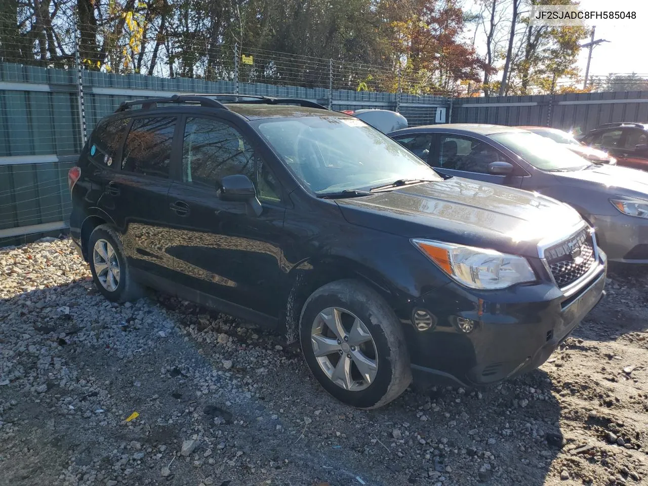 2015 Subaru Forester 2.5I Premium VIN: JF2SJADC8FH585048 Lot: 77581814