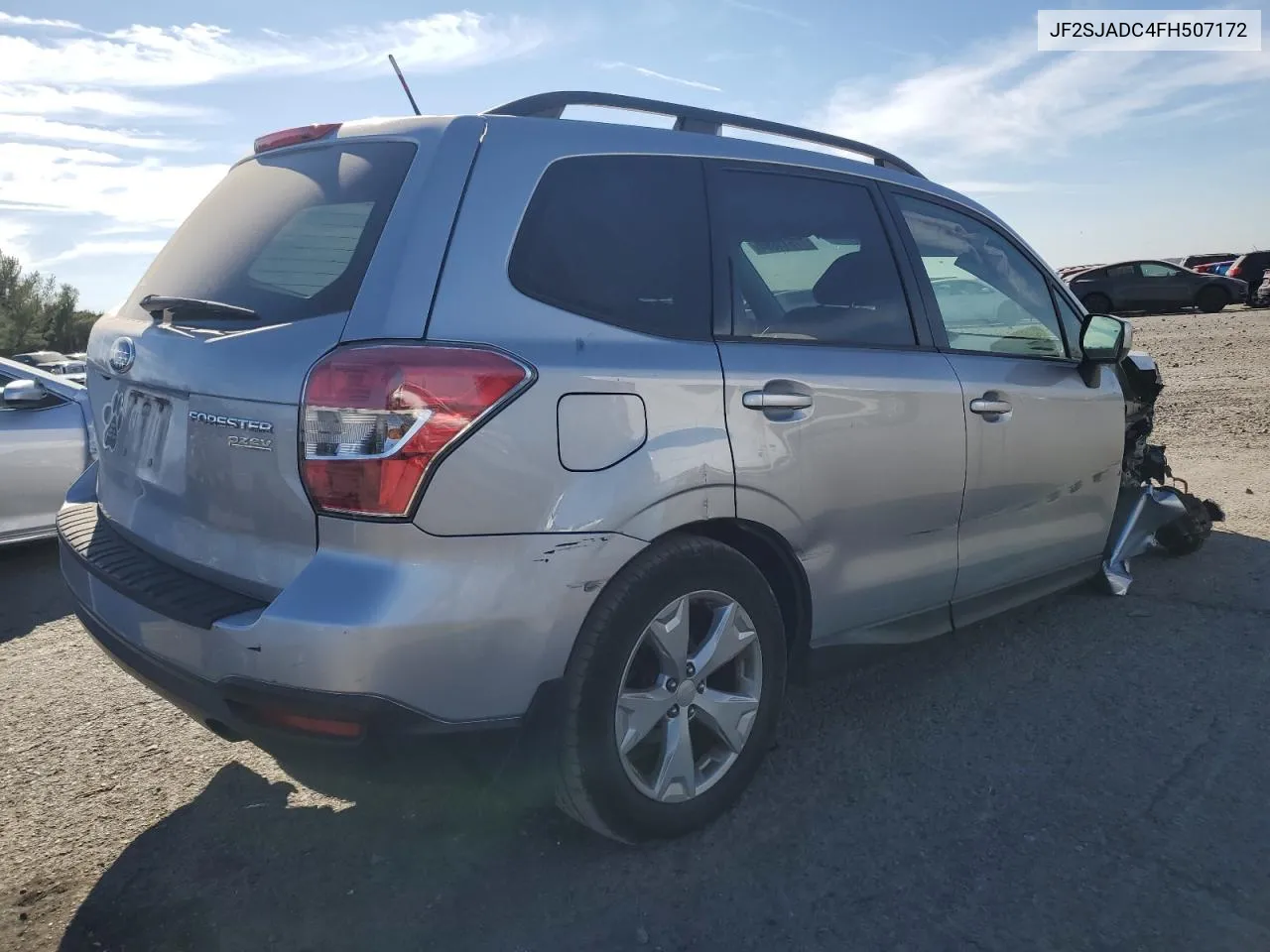 2015 Subaru Forester 2.5I Premium VIN: JF2SJADC4FH507172 Lot: 77611694