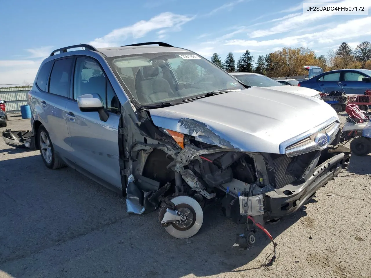 2015 Subaru Forester 2.5I Premium VIN: JF2SJADC4FH507172 Lot: 77611694