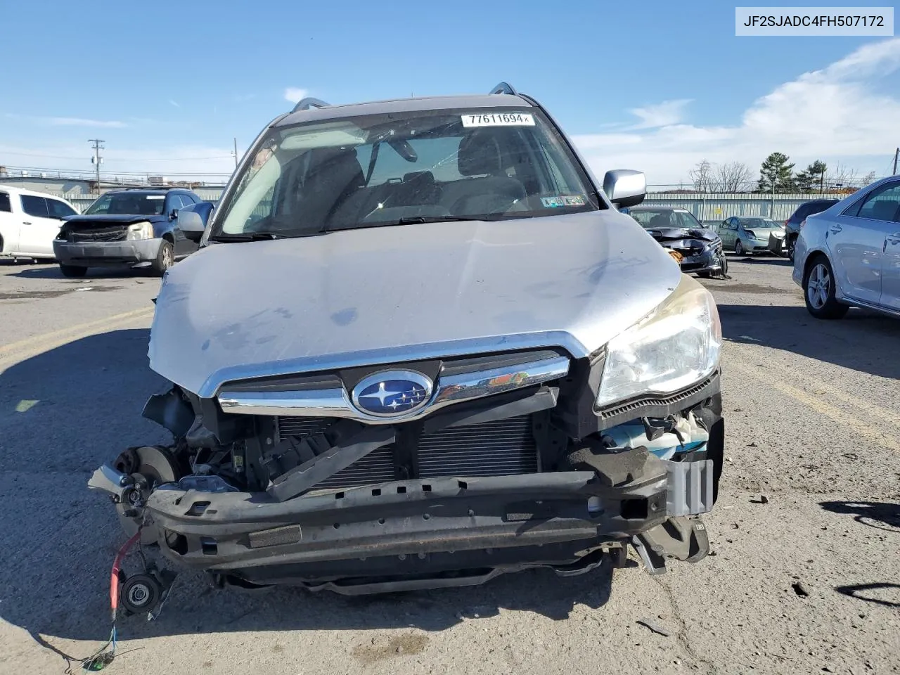 2015 Subaru Forester 2.5I Premium VIN: JF2SJADC4FH507172 Lot: 77611694